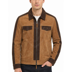 Premium <b>Suede</b> <b>Leather</b> <b>Jacket</b> With Elegant Modern Silhouette Comfortable Fit For Men Casual Travel And Weekend Outfits - Product Image 3