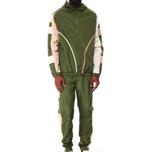 ชุดวอร์มผู้ชายแบบมีโลโก้สั่งทำพิเศษ เสื้อแจ็คเก็ตกันลม ไนลอนกันลม ชุดวอร์มสำหรับผู้ชาย - Product Image 1