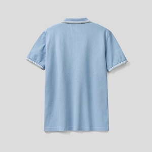 Wholesale OEM Plus Size 100% Cotton Short Sleeve Custom T-shirt Plain golf leisure Embroidered <b>Sport</b> <b>polo</b> shirts for men - Product Image 5