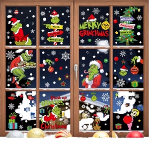 Autocollant de fenêtre transparent imprimé UV personnalisé, décalcomanie en verre ultra-clair pour la décoration des vitrines de cafés, restaurants et boulangeries - Product Image 1