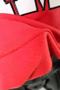 Sweat-shirt à col montant DRAMA RED 100% BLANC avec broderie appliquée, col large, URBAN PRODUCTIONS - Product Image 6