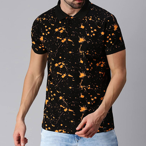 Polo homme bleu uni, haute qualité, respirant, disponible en plusieurs couleurs. Polo personnalisé avec design et logo sur mesure. - Product Image 6