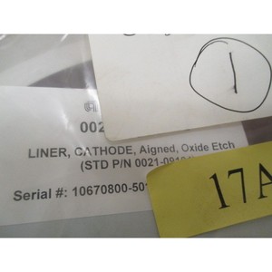 AMAT 0020-07570 ไลเนอร์แคโทดแบบจัดเรียงชนิดออกไซด์ - อุปกรณ์และชิ้นส่วนเซมิคอนดักเตอร์ระดับโลกที่เชื่อถือได้ - Product Image 4