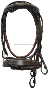 Brida Acolchada de Cuero Genuino de Alta Calidad para Caballo con Color, Tamaño y Logotipo Personalizables Y&Z Enterprises - Product Image 3