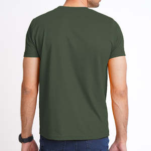 T-shirt décontracté pour homme en coton épais 100 % respirant et à séchage rapide, personnalisable avec impression numérique sur le devant, prix d'usine, vente en gros - Product Image 6