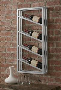 Estante de pared para botellas de metal con acabado dorado, perfecto para bares, comedor y cocina. Diseño premium, ideal como regalo. - Product Image 6