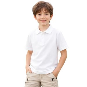 Camiseta de algodón para niños con logo personalizado de fábrica directa, de corte holgado y manga corta, informal de verano, de Bangladesh. - Product Image 6