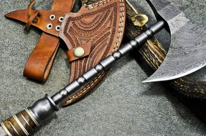 Funda protectora de cuero para cabeza de hacha, para herramientas de camping y bosque, cubierta de seguridad de cuero para herramientas. - Product Image 5