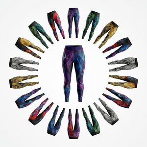 All Over Custom Own Design Printed Yoga Leggings Push Up Fitness Gym Running Workout Compression <b>Tights</b> Whole Sale Custom Pants - Product Image 1