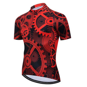 Nueva Llegada, Jersey de Ciclismo Profesional OEM para Hombre, Transpirable, de Secado Rápido, Antibacterial, Ecológico, de Spandex/Poliéster Estampado - Product Image 1