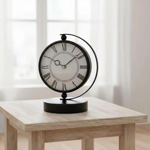 Designer Stylish Desk/Tabletop <b>Clock</b> with Quartz Movement Snooze Function & Luminova-Traditional Design Home Decor Gift - Product Image 6