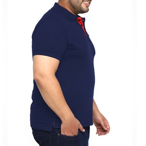 Polo en coton de luxe pour homme 2026, polo de golf en polyester tricoté avec logo brodé, polos personnalisés - Product Image 3