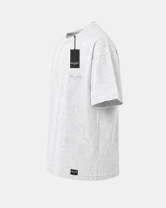 บริการ OEM เสื้อยืดโอเวอร์ไซส์ผู้ชาย ผ้าฝ้าย 100% ระบายอากาศ แห้งเร็ว ซักย้อมสีแบบแอซิดวอช น้ำหนัก 220 กรัม ทรงหลวม สไตล์วินเทจ - Product Image 2