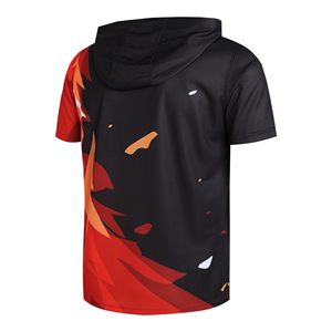 Camisetas con Capucha de Sublimación de Verano de Alta Calidad, 100% Poliéster, Lisas para Impresión, Colores y Tallas Personalizadas, Precio al por Mayor - Product Image 2