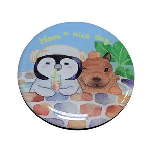 Aimant de réfrigérateur en résine de forme irrégulière, autocollant magnétique, impression UV personnalisable, vierge pour sublimation, moderne et durable - Product Image 3