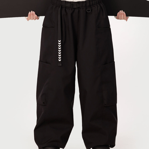 Unisex Snowboarding Skiing Black Baggy Pants Warm Loose Skiing <b>Ski</b> Trousers Winter Outdoor Waterproof Man Snowboard Pants - Product Image 3