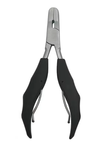 Micro Ring Hair Extension Pliers <b>Kit</b> 3 Pcs with Clamp Pliers and Need Link <b>Bead</b> Tool for Human Hair Extensions Salon Use - Product Image 3