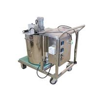 Machine de remplissage de cire automatique Yide YD-60L avec chariot, réservoir en acier inoxydable 60L, pompe simple, équipement de fabrication de bougies contrôlé par PLC