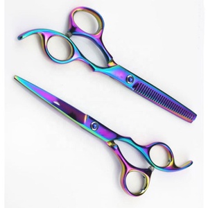 Tijeras de Barbero de Acero Inoxidable, Nuevas y Elegantes, Ligeras, con Hoja Recta Afilada, Fabricadas en Fábrica, MOQ Bajo, Herramienta de Belleza - Product Image 1