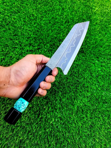 มีดครัวดามัสกัสแบบมืออาชีพ ผลิตตามสั่ง ยี่ห้อ PRESTIGE BLADES ทนทาน ผลิตด้วยมือ ใช้ได้ทั้งมือซ้ายและขวา ดีไซน์ทันสมัย สไตล์ญี่ปุ่น - Product Image 1