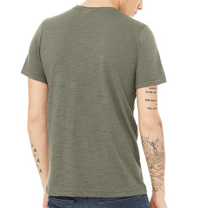 Camisetas 100% Algodón Slub con Impresión de Logotipo para Hombre, Camisetas Lisas Estampadas, Verde Neón, Venta al por Mayor, Camisetas Personalizadas con Logotipo - Product Image 6