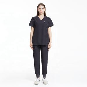 New Female Nurse Scrubs Uniforms Sets <b>Top</b> Jogger Meidical Scrubs Uniforms Nursing Women Scrubs Sets Stretch Hospital Uniforms - Product Image 6