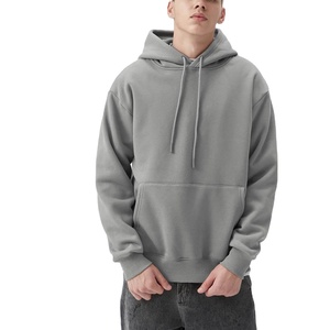 Sweat à capuche en coton et élasthanne de coupe standard avec logo personnalisé pour hommes, fermeture à glissière épaisse, écologique BD - Product Image 6