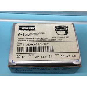 10 PARKER 4 ALOK-316-SET A-LOK INSTRUMENTATION - Equipo y Piezas de Semiconductores de Confianza de Marca Global - Product Image 3