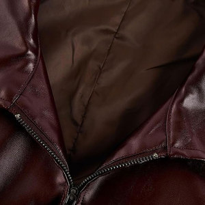 Best Quality Waterproof Breathable Leather <b>Jackets</b> New Stylish Casual Wear Solid Color Women <b>Sheep</b> <b>Skin</b> Leather <b>Jackets</b> For Sale - Product Image 4