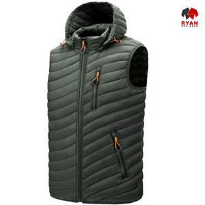 Chaleco Acolchado Impermeable y Transpirable de Diseño Personalizado Ryan Pro Gear para Hombre, Calidad Premium con Logotipo Personalizado, Diseño ODM - Product Image 3