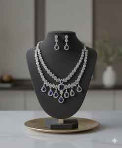 Juego de Collar de Latón para Mujer, Diseño Tradicional, Acabado Chapado en Oro, Joyería para Bodas y Eventos Festivos, Venta al Por Mayor - Product Image 3