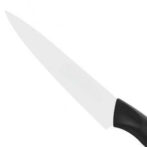 Couteaux de chef avec manche ergonomique noir profilé et lame en acier inoxydable pour la cuisine quotidienne, la découpe des légumes et des aliments - Product Image 5