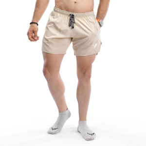 กางเกงวิ่งผู้ชายผ้าแคนวาสสั่งทำพิเศษ ระบายอากาศ แห้งเร็ว เอวยางยืดสูง ออกแบบโลโก้ส่วนตัว ขายส่ง ฟิตเนส ยิม - Product Image 1