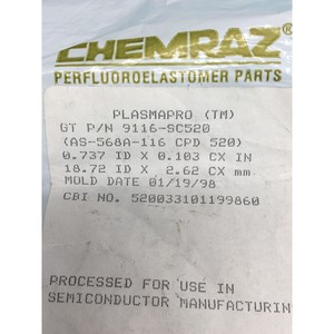 CHEMRAZ 9116-SC520 O-RING AS-568A-116 CPD 520 - Équipements et pièces semi-conductrices d'occasion fiables à l'échelle mondiale - Product Image 4