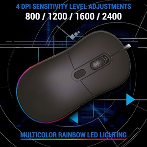 เมาส์เกมมิ่งแบบมีสาย Gm40 สำหรับคนถนัดขวา พร้อมเซ็นเซอร์ PAW3395 - Product Image 3
