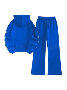Chándal de Invierno Personalizable de Forro Polar Grueso de Poliéster/Algodón, Transpirable, Ecológico, Unisex, Pantalones Deportivos de Corte Regular - Product Image 2