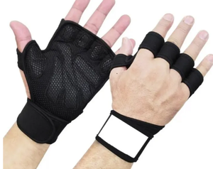 Gym Training <b>Gloves</b> for Weight Lifting, <b>Gloves</b> with Full Palm Protection <b>Glove</b> for Men & Women, Powerlifting, Pull Ups, Cycling - Product Image 1