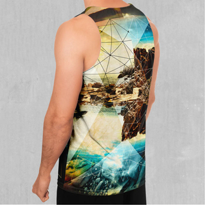 Camiseta sin mangas sublimada de alta calidad 100% poliéster para hombre, diseño personalizado, color y talla, servicio OEM. - Product Image 2
