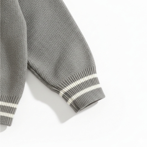 Pulls et cardigans décontractés à col en V, manches longues, vert et blanc, personnalisables en taille et logo, pour les sororités et les fraternités universitaires - Product Image 4