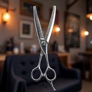 Ciseaux de toilettage pour chiens, outils professionnels de coupe de poils en acier inoxydable courbés - Product Image 3