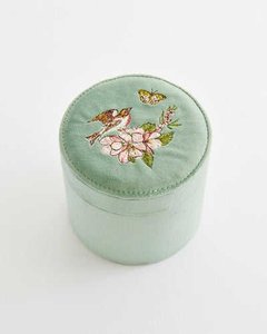 Custom Handmade Eco-Friendly Beaded Fabric Embroidered Modern Home Decor Jewelry <b>Box</b> Customizable Size Logo Whimsy Art Craft - Product Image 2