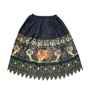 Jupes brodées pour femmes à taille élastique – Vente directe usine – Meilleur design 2026 - Product Image 1