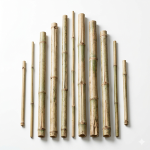 เสาไม้ไผ่ขายส่งสำหรับค้ำต้นไม้ ตกแต่งสวน และโครงสร้างกลางแจ้ง - Product Image 1