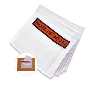 Enveloppes personnalisées imprimées pour listes de colisage avec dos adhésif pour l'expédition et l'identification des produits - Product Image 1