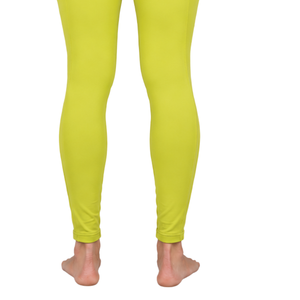 Leggings de equitación para mujer, color verde lima, cintura alta, pantalones de equitación elásticos con agarre de silicona y diseño de bolsillo - Product Image 3