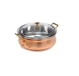 HANDI di rame fatto a mano di ultimo stile nel nuovo piatto di servizio di rame di aspetto nel nuovo stile per gli articoli dell'hotel - Product Image 4