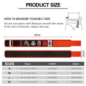 Custom LOGO Powerlifting Weightlifting Gym Belt Waist <b>Back</b> <b>Support</b> Weight Lifting Belt - Product Image 4