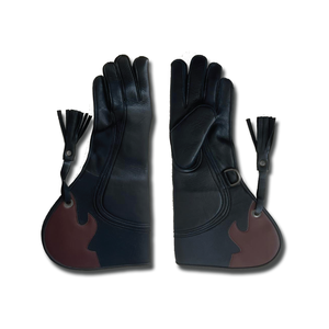 Premium Cowhide Leather Falconry <b>Gloves</b> for Eagle, Hawk & Falcon Bird Handling - Product Image 1