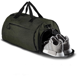 Sac de voyage pliable en polyester léger, imperméable, grande capacité, durable, avec bandoulière, pour le camping, la gym, les sports et les week-ends - Product Image 2