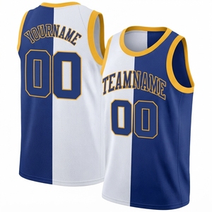 Maillot de basket-ball unisexe personnalisé avec nom d'équipe, professionnel, respirant, confortable, imprimé, manches courtes, grandes tailles, vente en gros - Product Image 2
